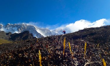 a view of kongde nepal