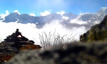 a boy exploring kongde