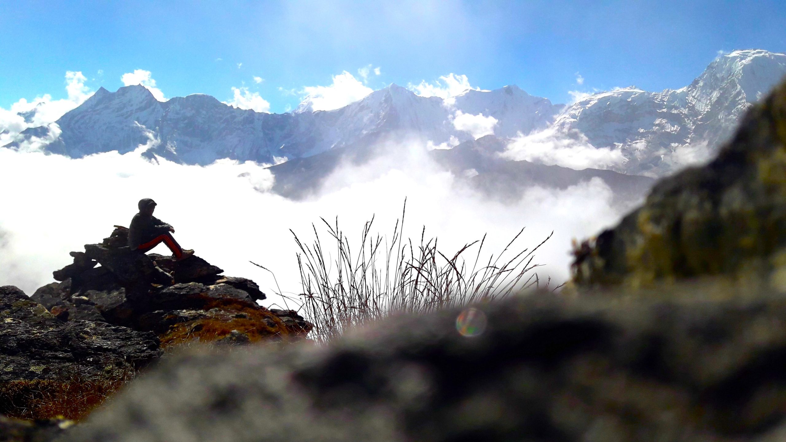 a boy exploring kongde